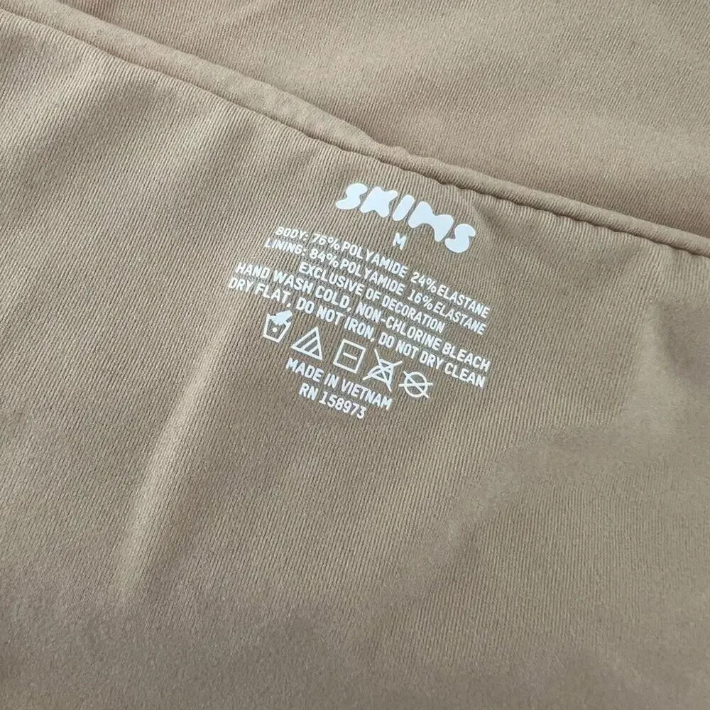 Skims Fits Everybody Bandeau Clay Womens Size Medium - Picture 3 of 4